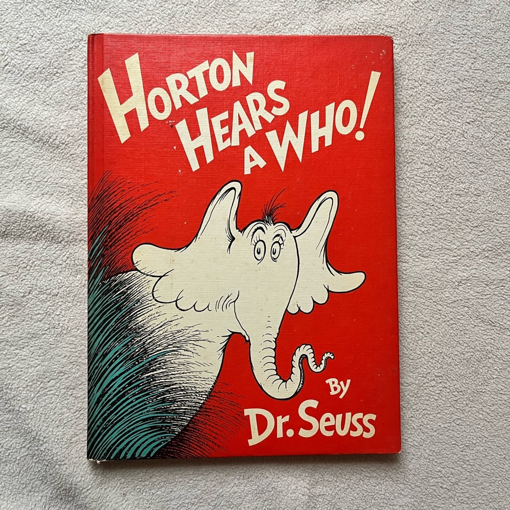 Horton Here’s a Who by Dr. Suess 1957 vintage book